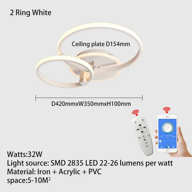 rc Dimmable 3 Rings Whiteを備えたアプリ