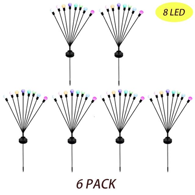 8led（6pack）-colorful