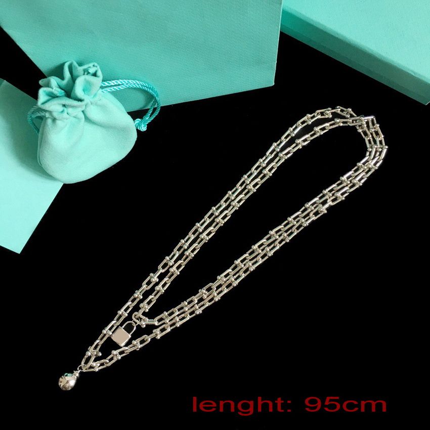 011-120 silver necklace 95cm