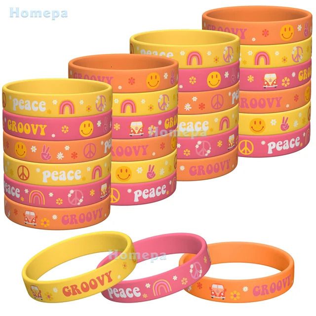 24pcs Wristbands