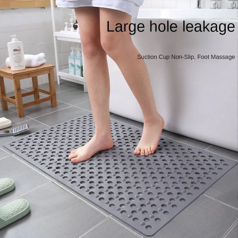 Non-slip Bath Mat Waterproof Rug Bathroom Carpet Anti Slip Suction