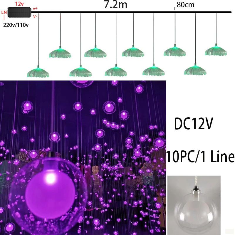 Ball-10pc 1 Line-RGB変更可能
