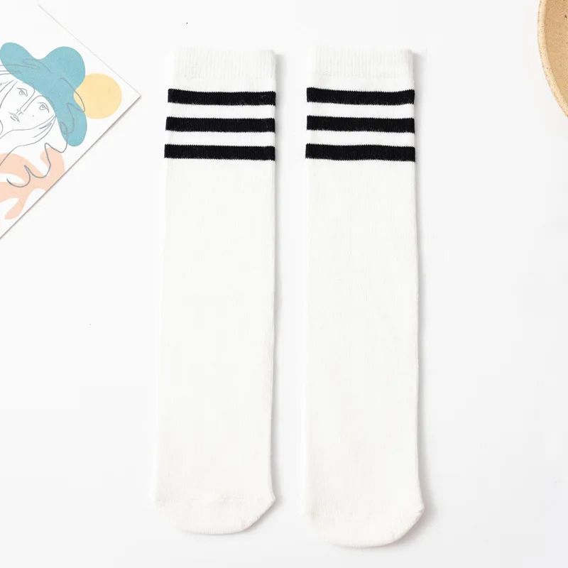 white stripe socks