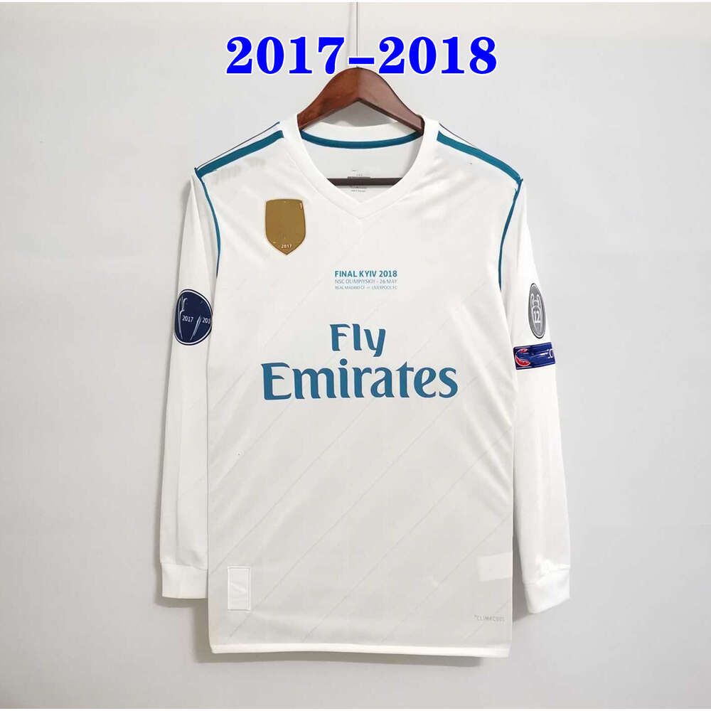 long sleeve 17/18 home +ucl patch