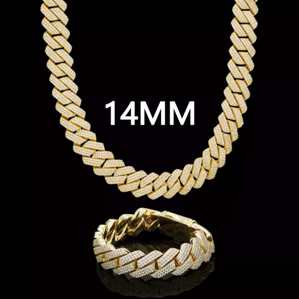 14 mm geelgouden ketting (18-28 inch)