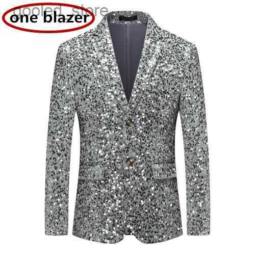 silver blazer jacket