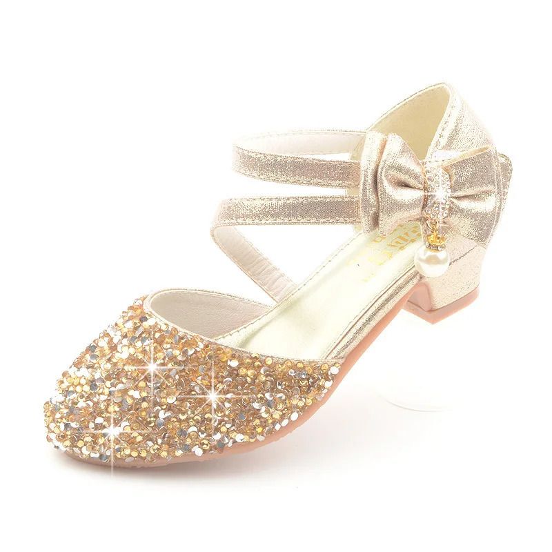 gold sandal