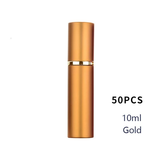 50pcs Gold-Metal-10 ml