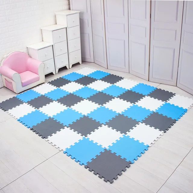 Weiß blau grau-36pcs