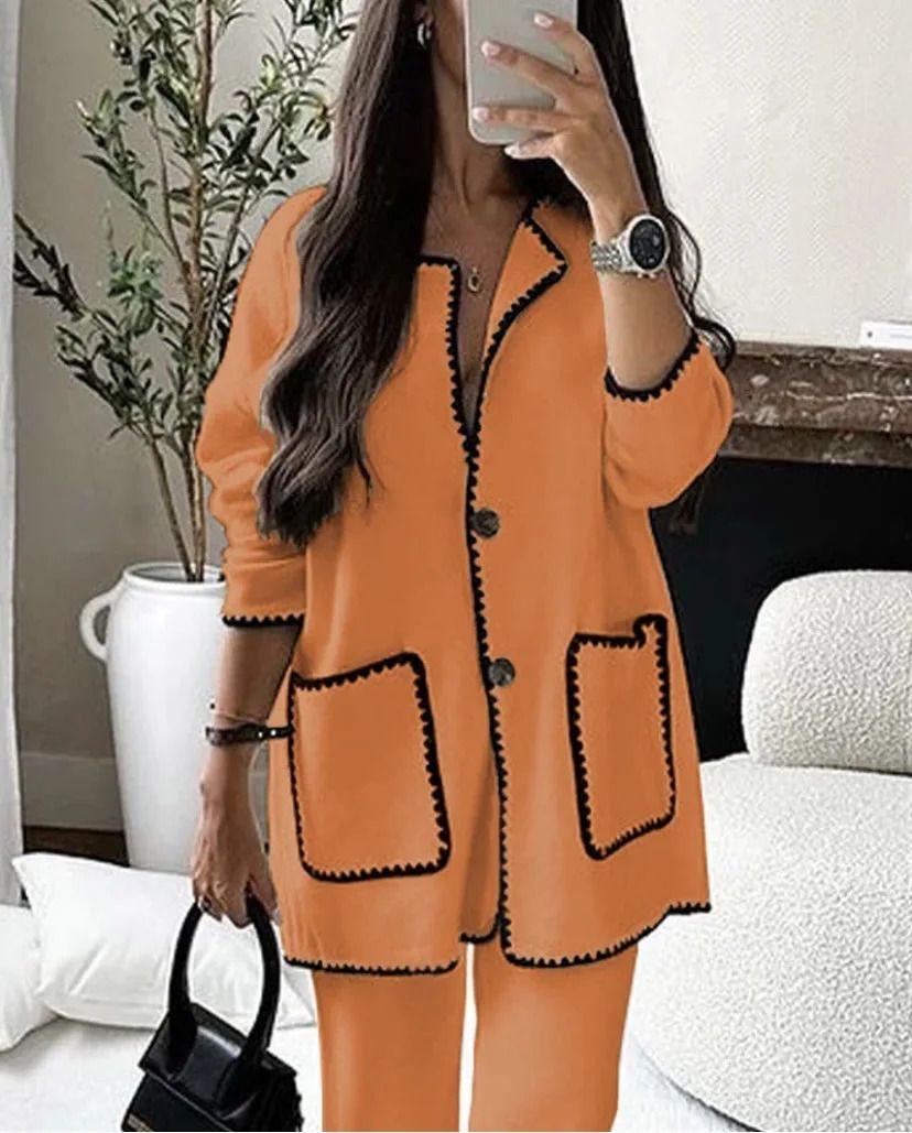 manteau orange