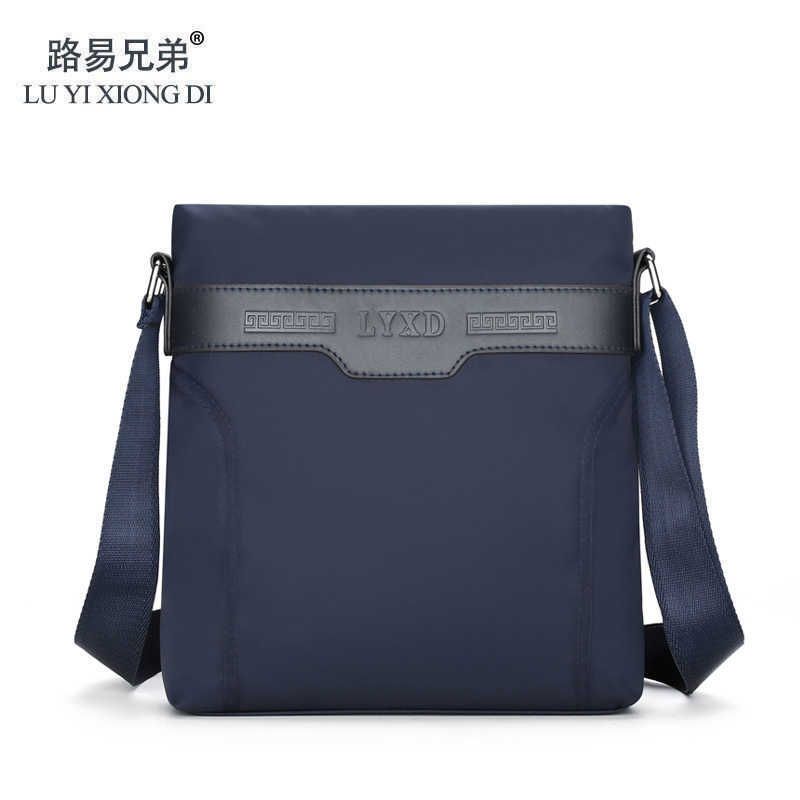 blue shoulder bag