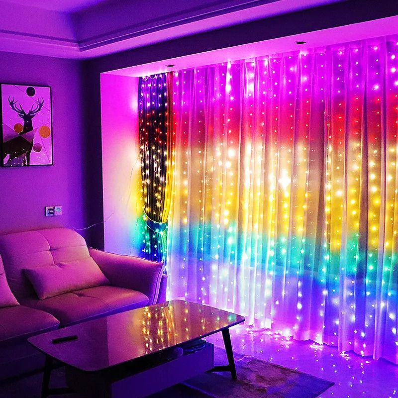 Rainbow-3M (W) X1M (H) 100 LED-USB STY