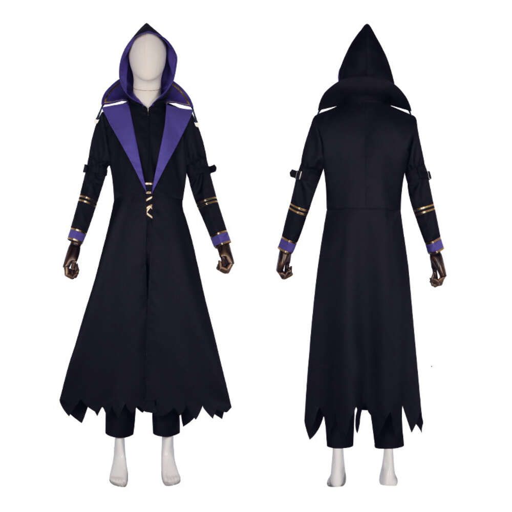 Anime The Eminence In Shadow Kagenou Cid Cosplay Costume Wig Black