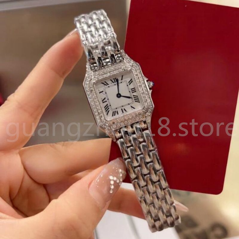 #17 27x37mm-Silver Strap with Diamond