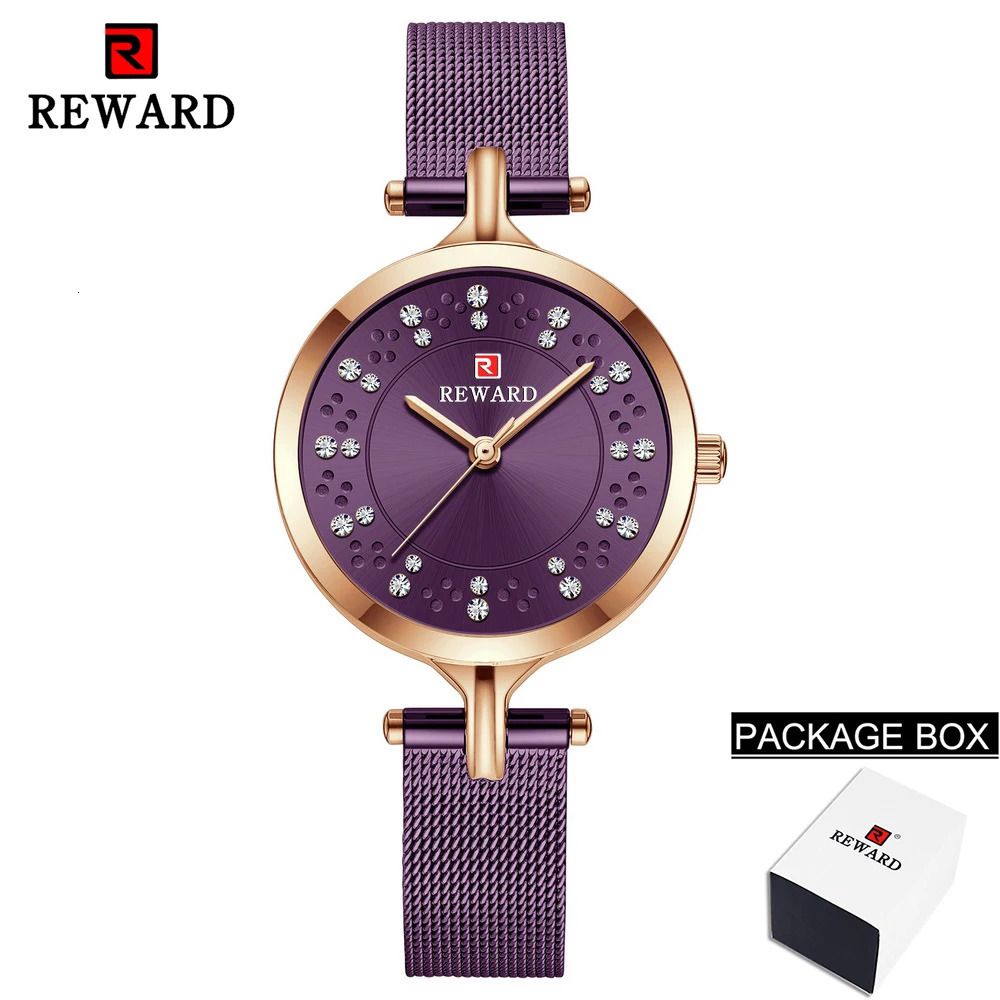 rose gold purple box