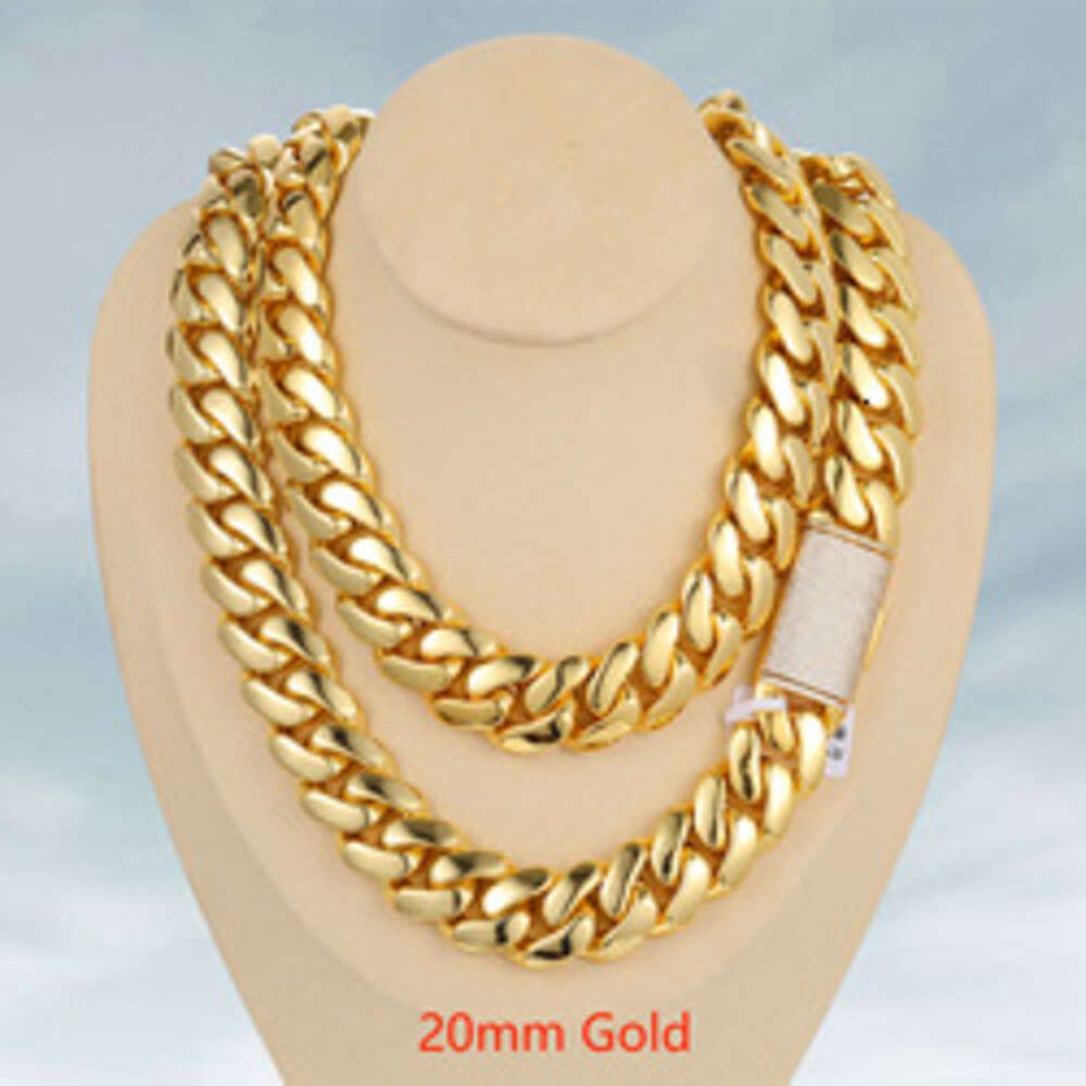 20 mm Eisschnalle – Gold – 61 cm