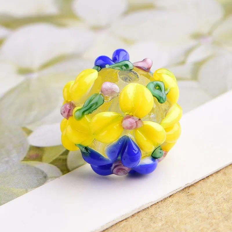 Yellow Blue China 16MM- 1PCS