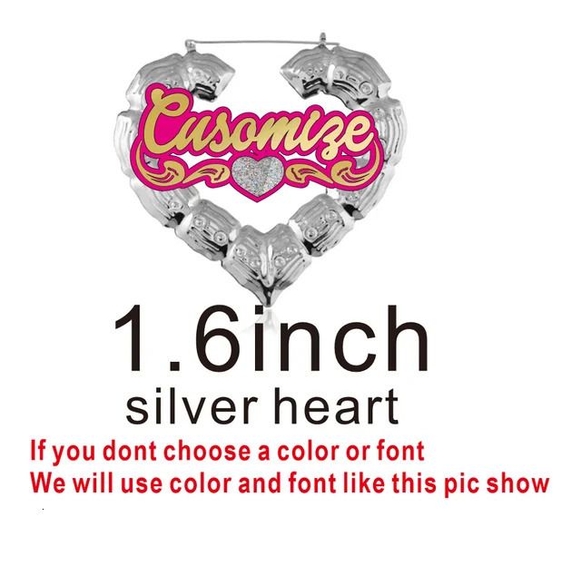 1.8inch prata do coração