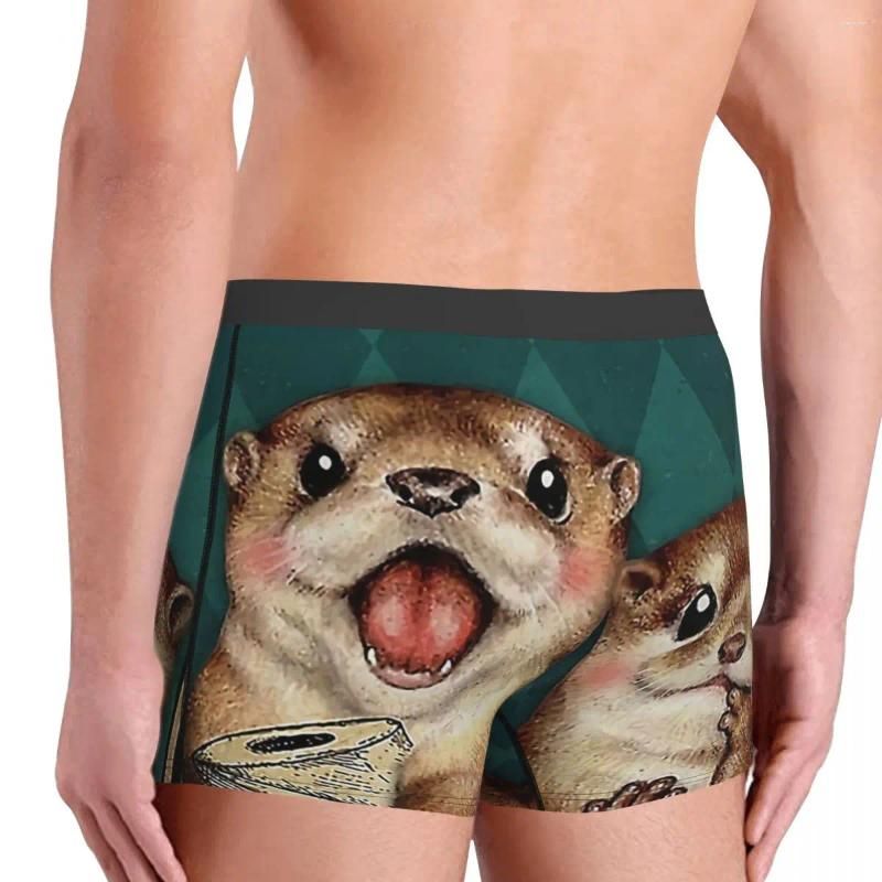 Underpants Otter Pet Lover Nice BuPoster Cotton Panties Mens