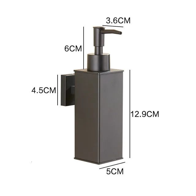 Black Soap Dispenser