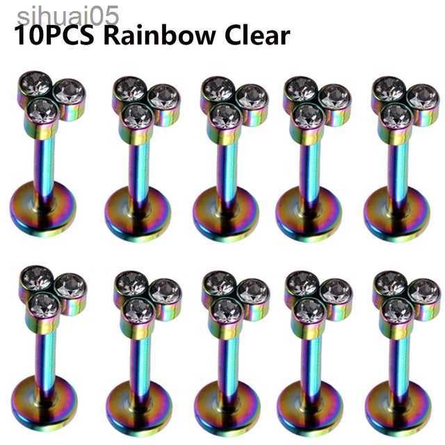 10pcs Rainbow-1.2x8mm