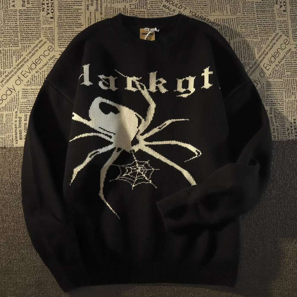 Black Spider Sweater [High Quality]