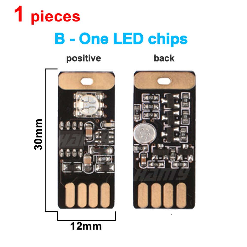 b - Un chip LED