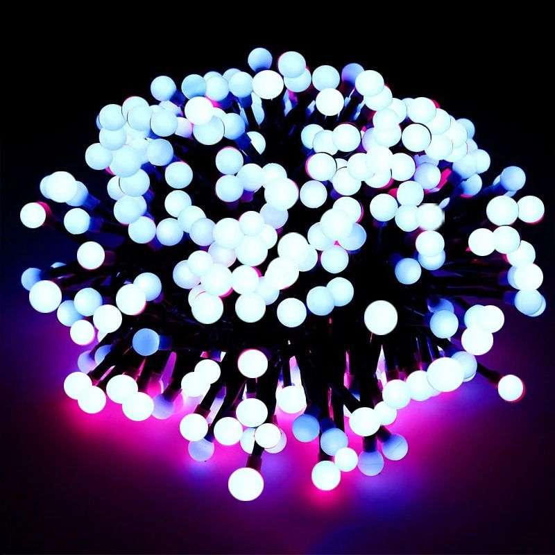 Weiß – mit AA-Batterie – 3 m, 150 LEDs