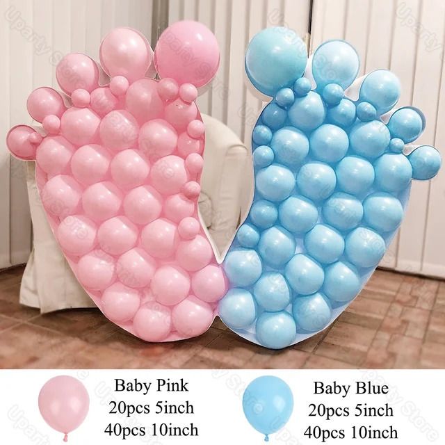 Foot with Balloons
