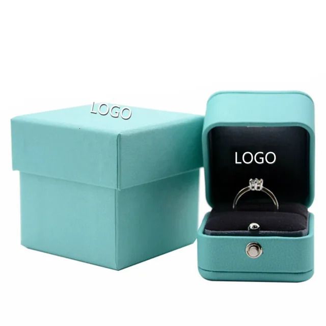 Boîte à anneau avec le logo