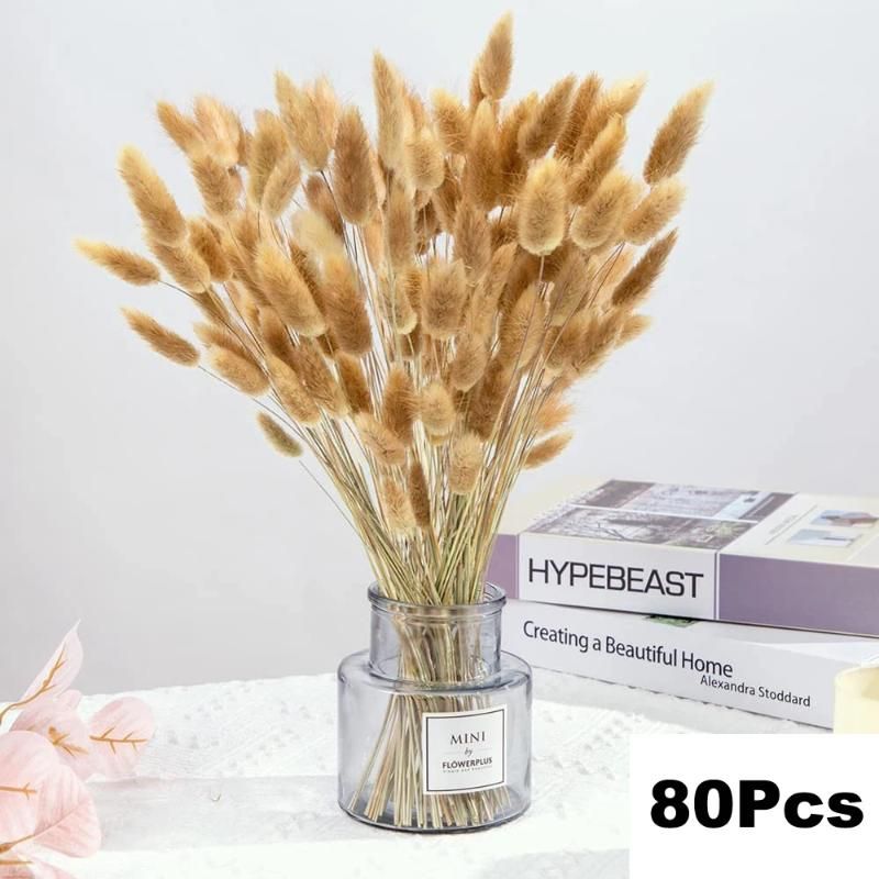 80pcs ذيل الأرنب