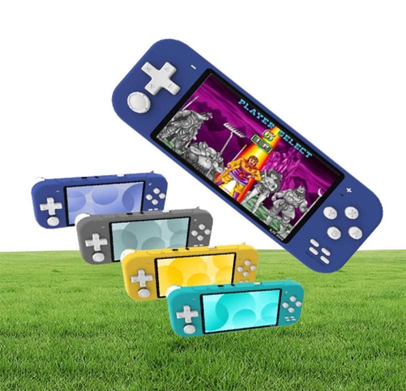 X20 mais novo 4.3 polegada handheld portátil game console com tela ips 8gb  2500 jogos grátis