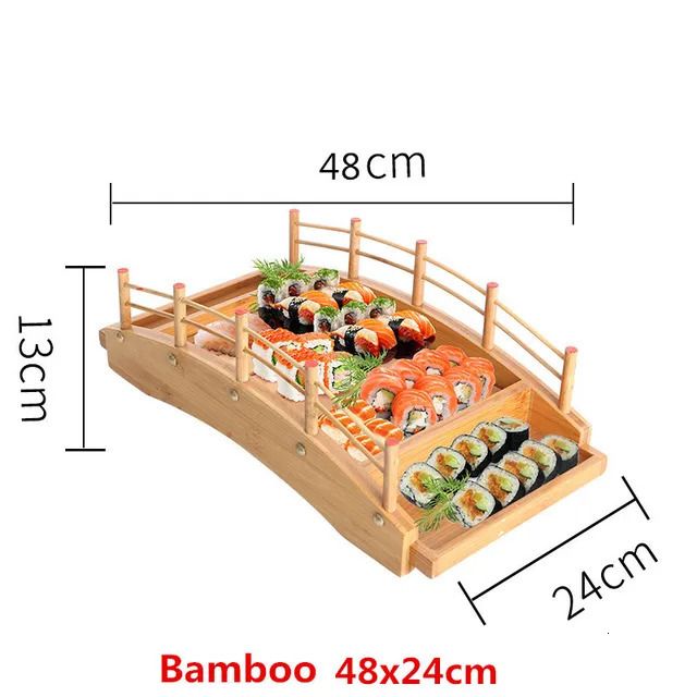 Bamboo 48x24xH13cm.