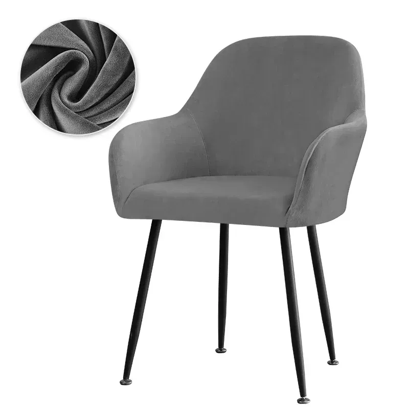 1pc Chair cover A8 Dark Grey