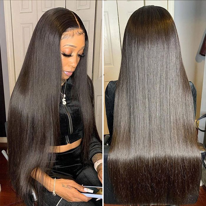 Pre-Plucked Natural Hairline Lace Front Wig Factory Price Brazilian detail view 2