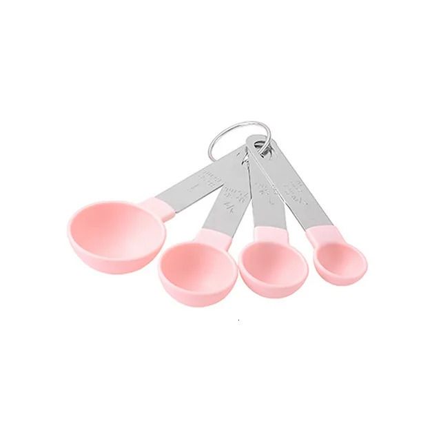 4PCS Pink Spoon