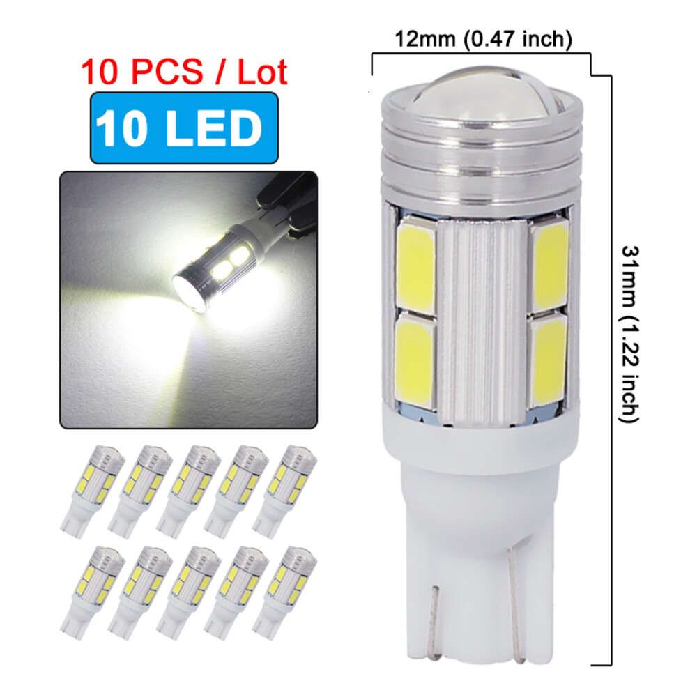 10 stuks 10 Led-T10