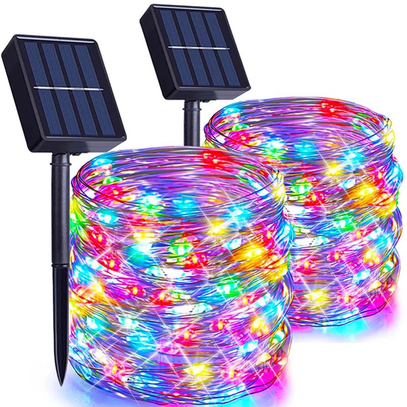 2PCS Solar RGB-32M 300LED