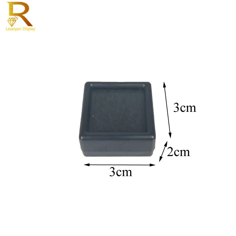 20Pcs black 3x3cm