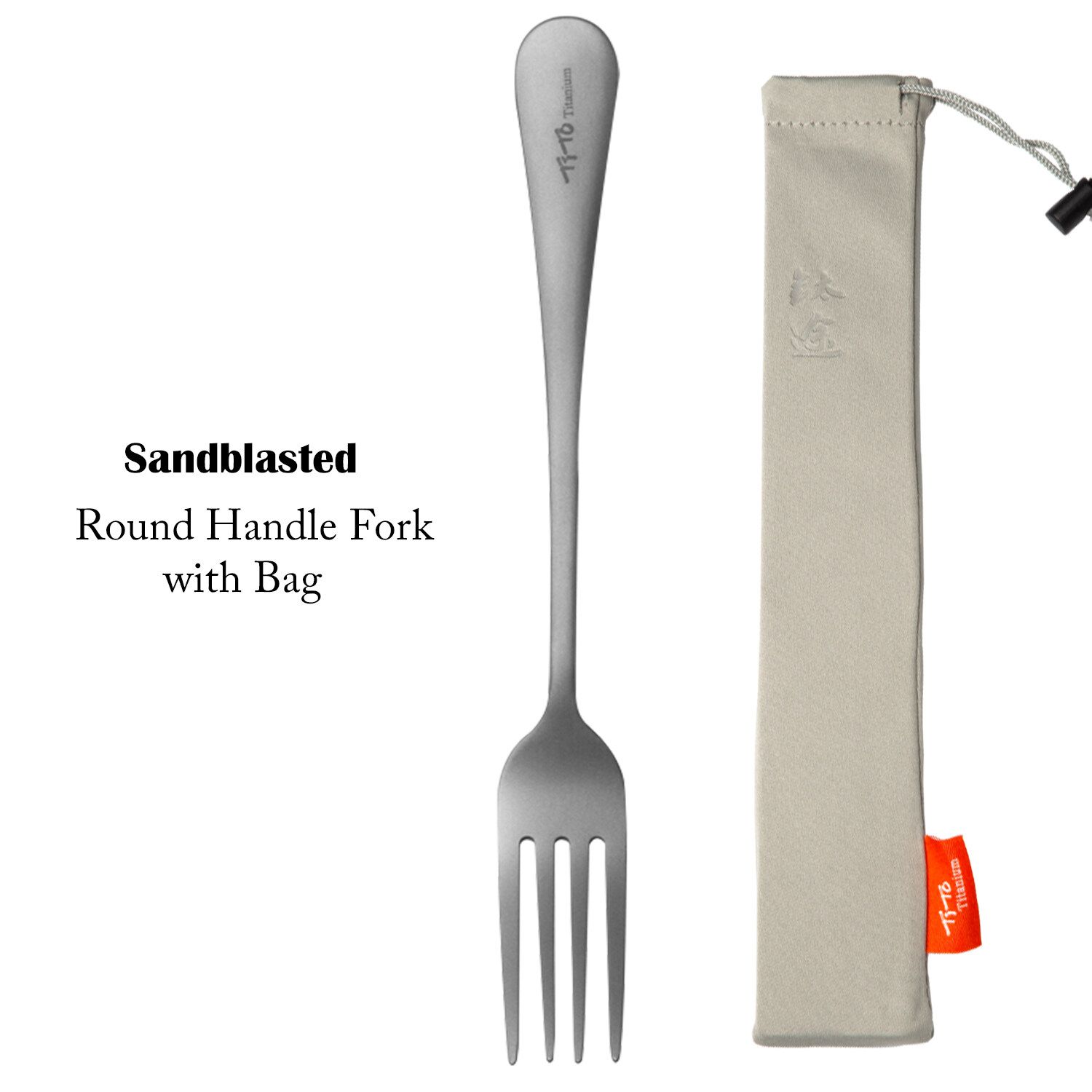 Round shank fork