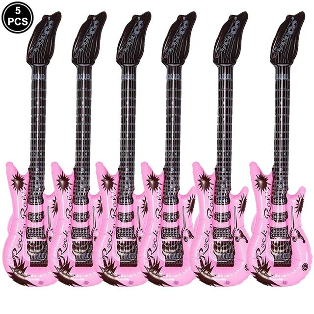 Roze gitaar