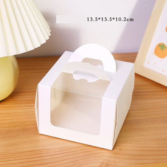 3 Inch Cake Box-with Base Tray-10 Pcs