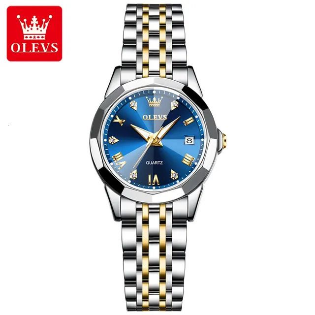 women gold blue