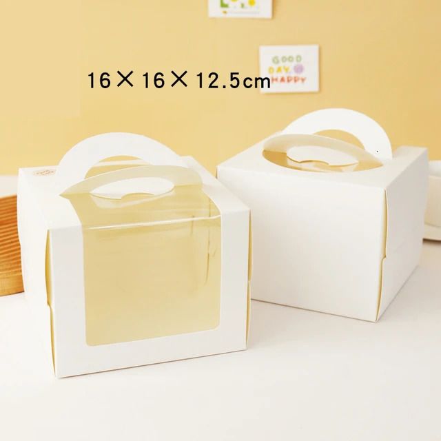 4 Inch Cake Box-with Base Tray-20 Pcs