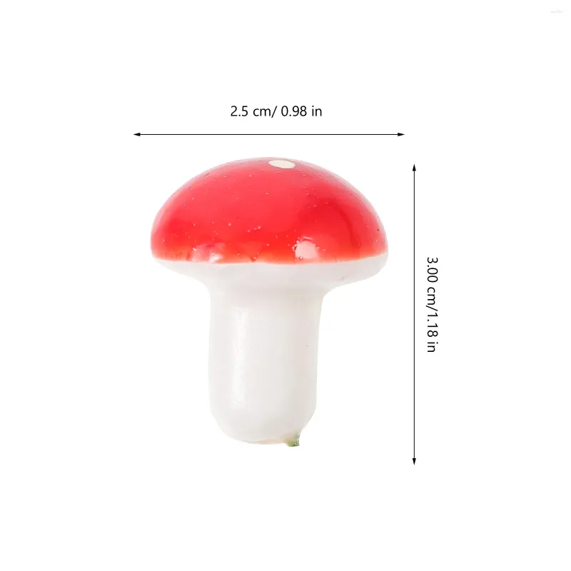 Decorative Flowers Kids Accessories Decor Poing Mushroom Simulated