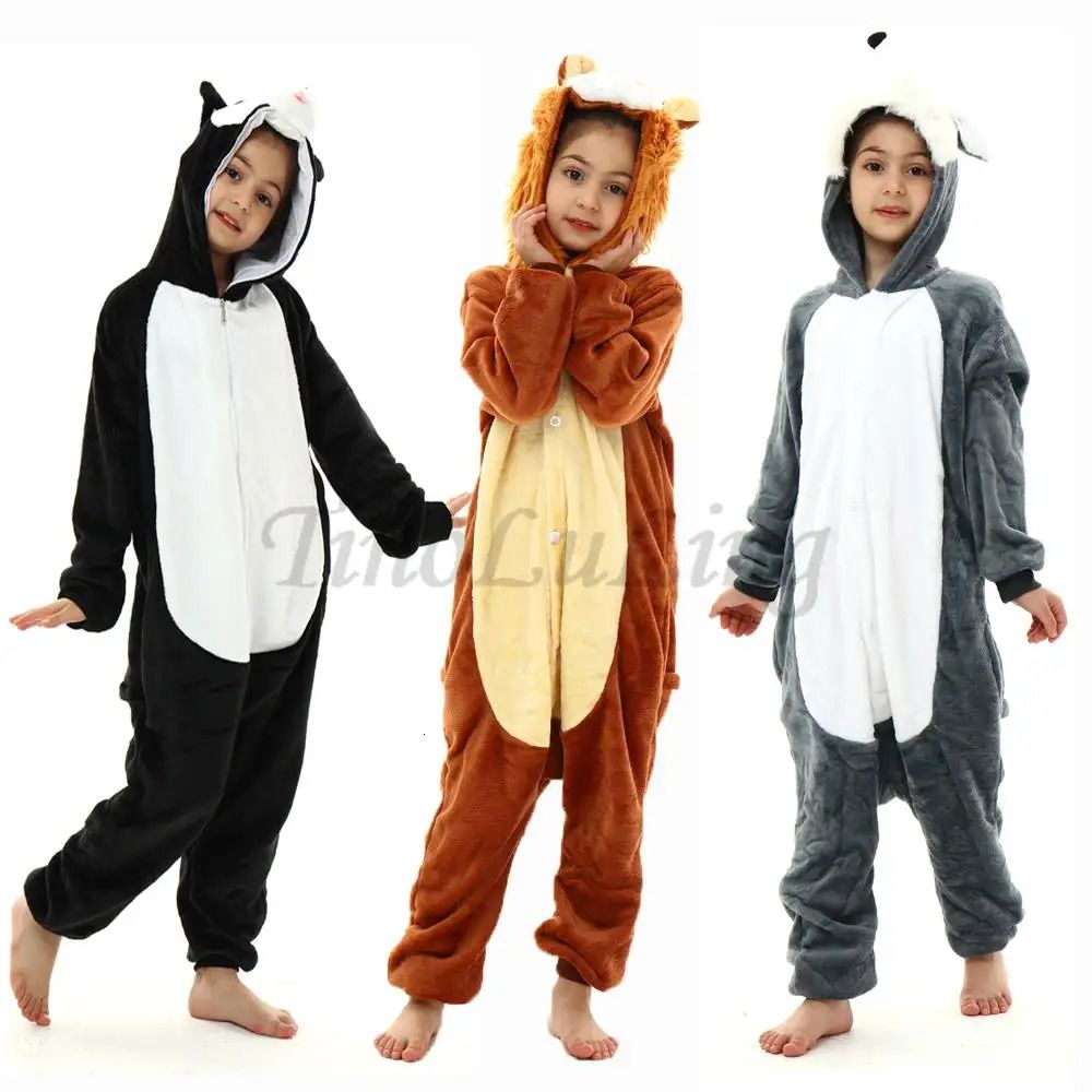 Children's fluffy onesie clearance