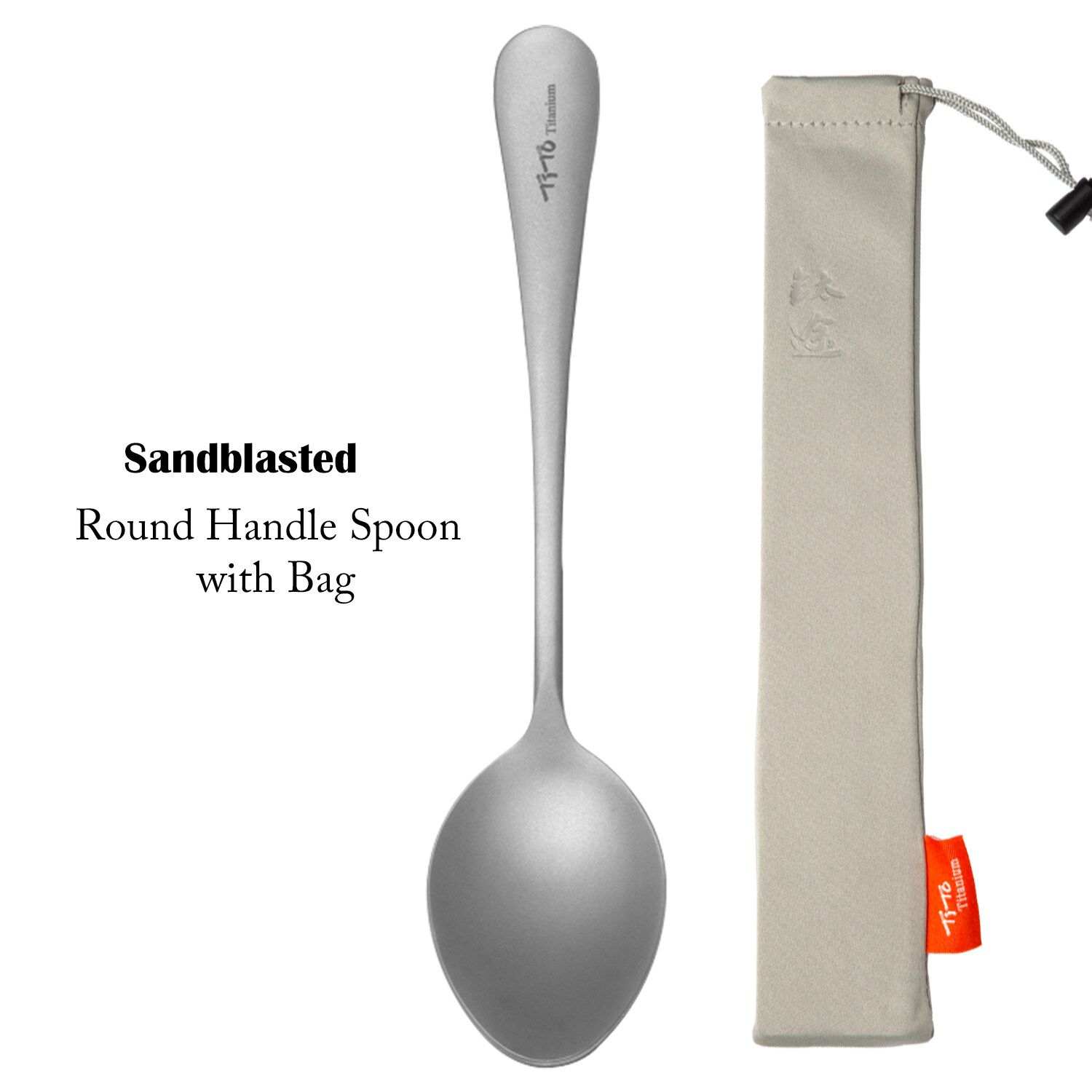 Spoon with round handle
