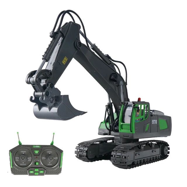 11CH-Green-Excavator