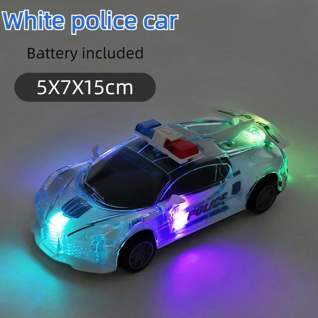 Weißes Polizeiauto