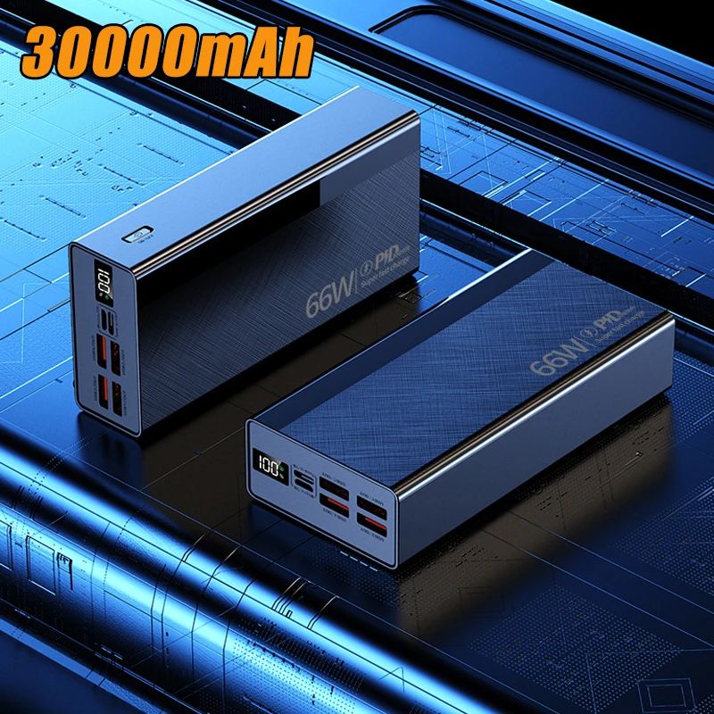 Svart 30000mAh